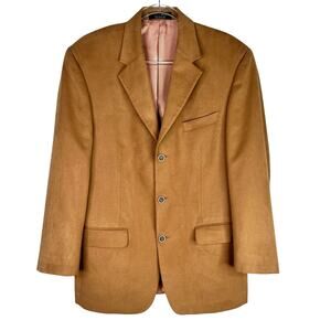 Andrew Fezza Fusion Blazer 40R Camel Tan Soft